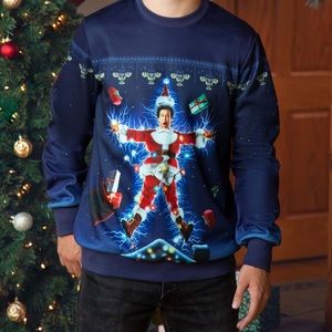 Movie Poster Christmas Vacation Adult Ugly Sweatshirt Small New